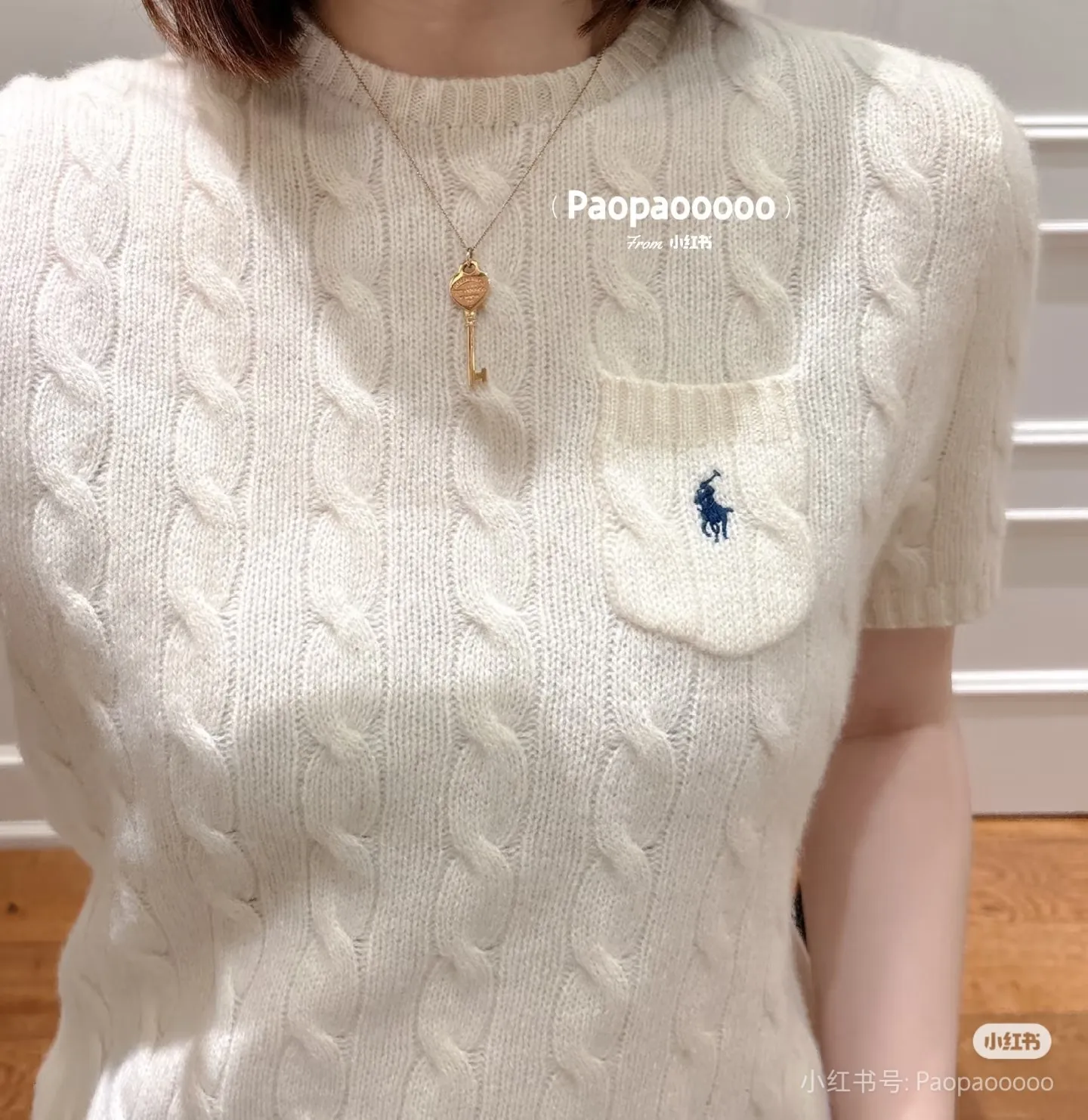 🅿️138 L16 #Ralph Lauren•New round neck small chest pocket embroidered short-sleeved bottoming knitted sweater ✅✅✅ Ready in stock Focus on quality Feel free to compare Evergreen models that are not off the shelves Bosses can rest assured to sell Size: S M L
